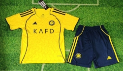 2526 Al Nassr Home KIDS Soccer Jersey